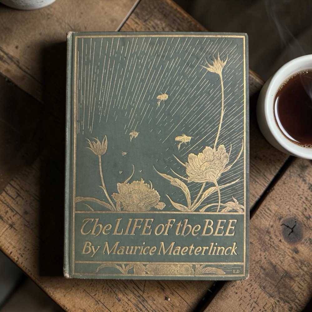 1912 LIFE OF THE BEE Maurice Maeterlinck 13 Color Tipped-in Plates Detmold Ills